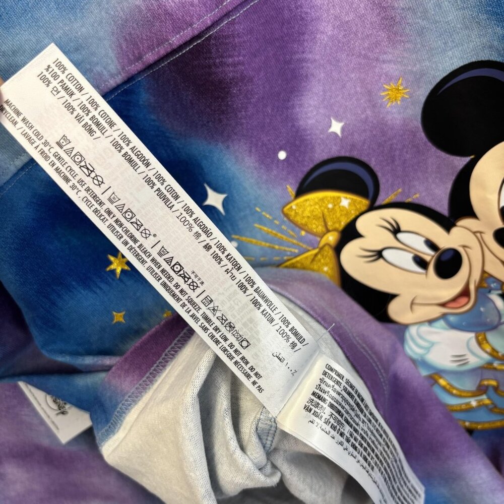 NWT Disney‎ 50 Spirit Jersey Tie Dye Shirt Womens XXL Walt Disney Mickey Minnie - Picture 10 of 15